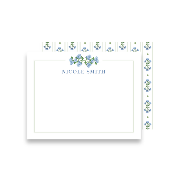 Hydrangea Bunch Flat Notecards