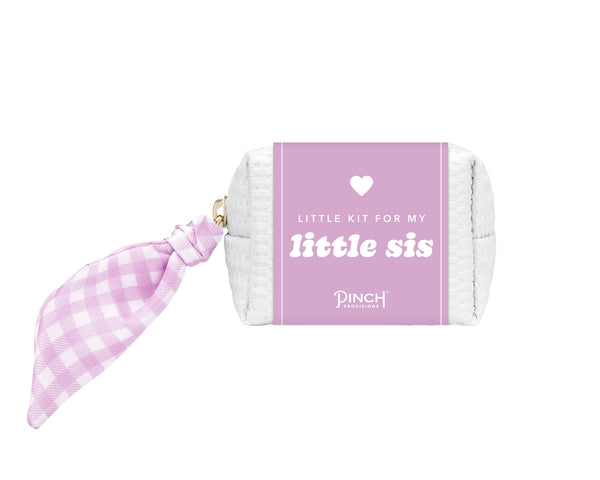 Little Sis Minimergency Kit | Sorority, Rush, Bid Week Greek: Blue Gingham