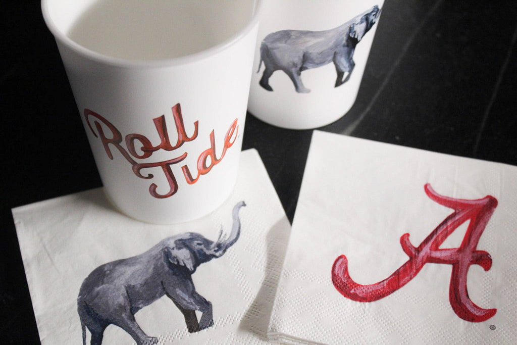 Alabama Elephant Napkin Set - Thumbnail 3