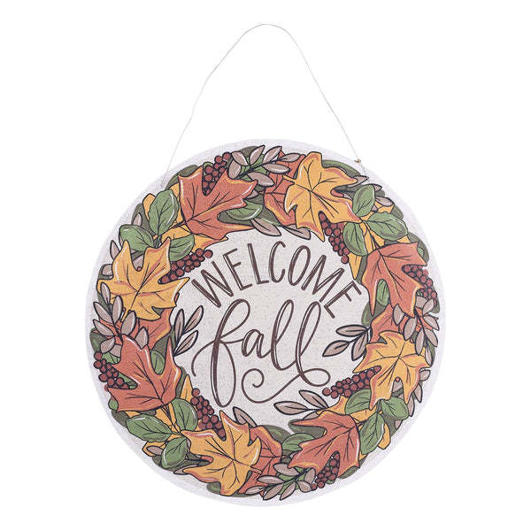 Candy Cane Wishes/Fall Leaves Burlee- Holiday Décor