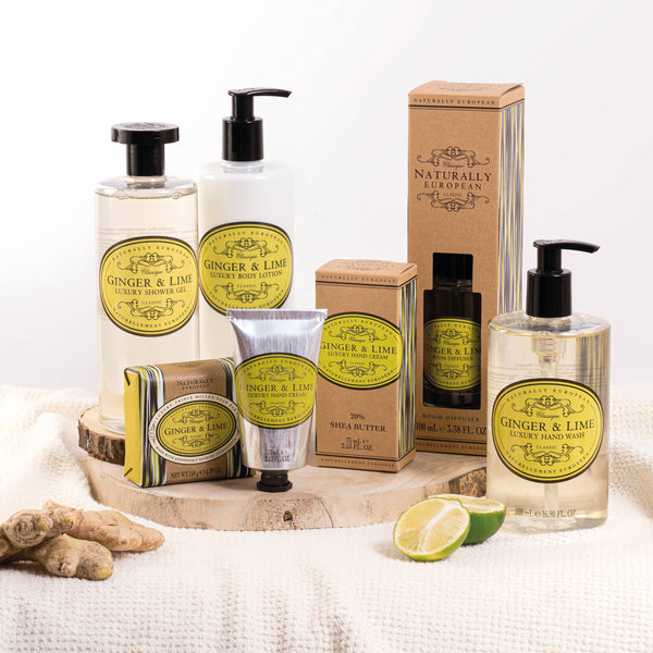 Naturally European® 500ml Luxury Shower Gel - Ginger & Lime