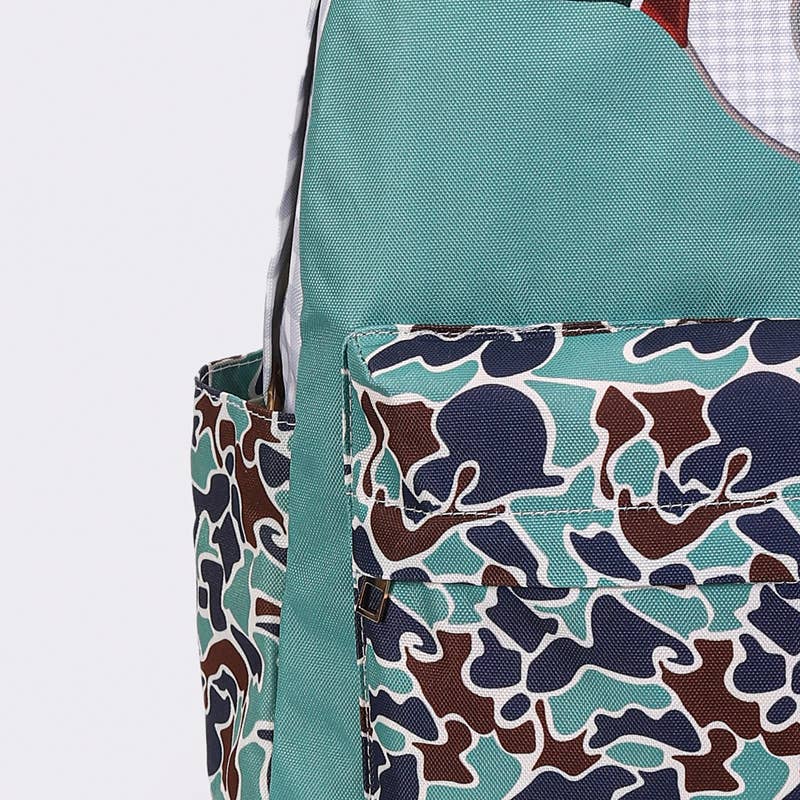 Boys Camouflage Duck Hunting Canvas Backpack - Thumbnail 5