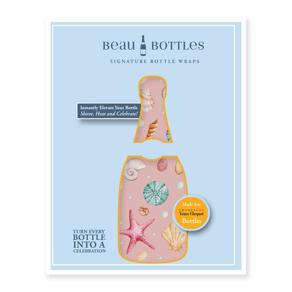 Beau Bottles Pink Seashells - Champagne Collection