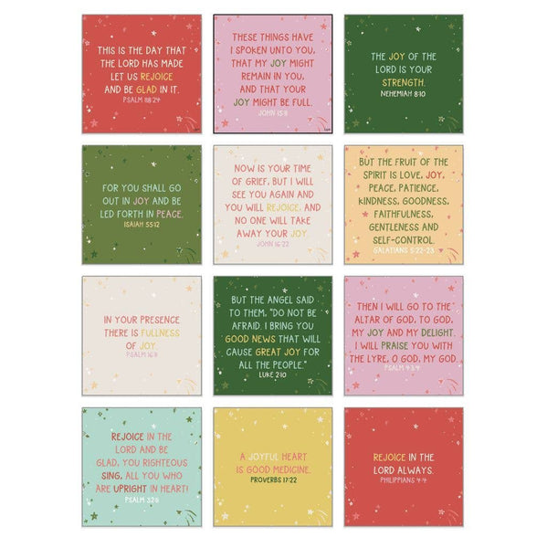 Verse for Joy – Bible Verse Card Set + Display Stand