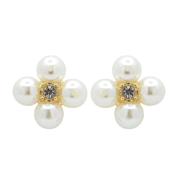 Petite Pearl Petal Studs