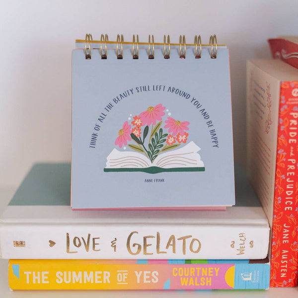 52 Weeks of Happy Quotes - Desk Flip Calendar