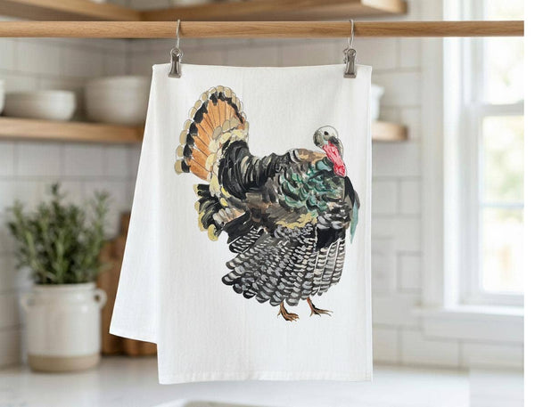 Gobble Gobble Kitchen Towel: Flour Sack Towel