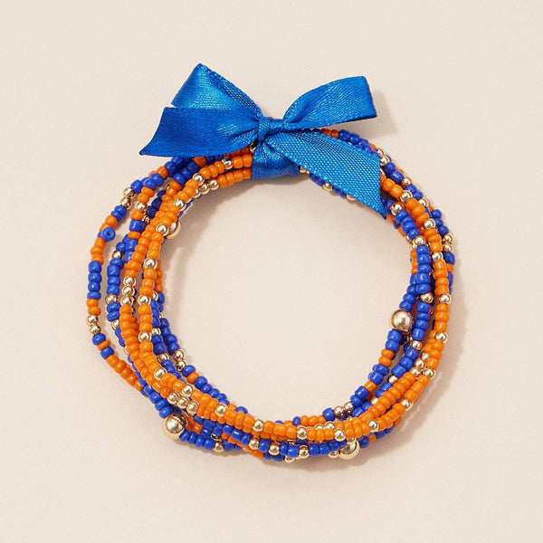 Bracelet Set: Blue/Orange