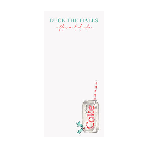 Diet Soda Holiday Notepad