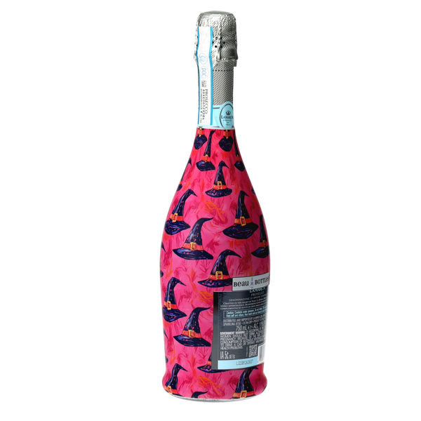 Preppy Halloween Witch Hats Prosecco Bottle Wrap