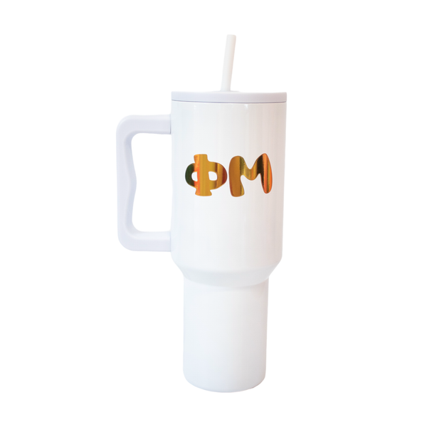 40oz 24 Karat Sorority Tumbler: DELTA ZETA