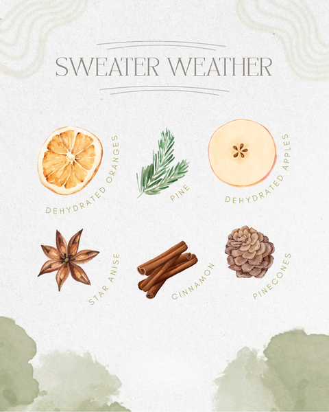 Sweater Weather Simmer Pot | Oranges Apples Pine