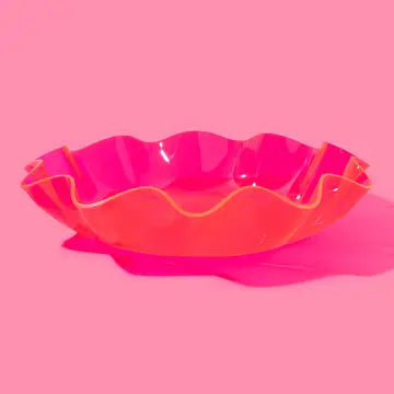 Large Neon Pink Nesting Bowl