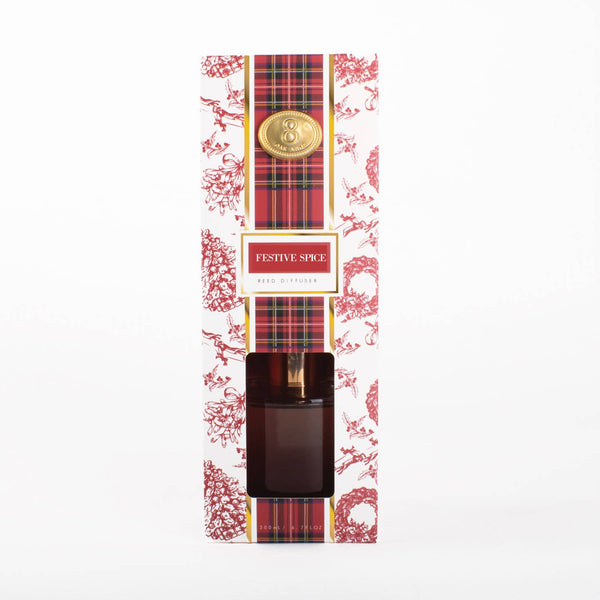 Festive Spice Holiday Reed Diffuser, 6.7oz