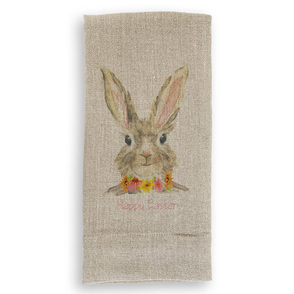 Easter Bunny: White Guest Towel / -