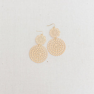 Michelle McDowell Gold Filigree Earrings