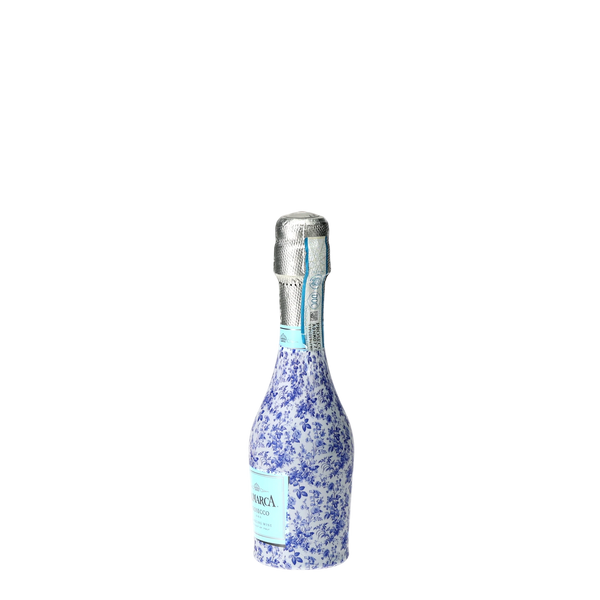 Beau Bottles Blue Floral - MINI Prosecco Collection - Set of 6 (Wraps Only)