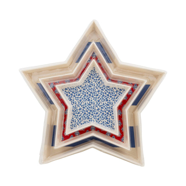 Stacking Stars Bamboo Tray Set