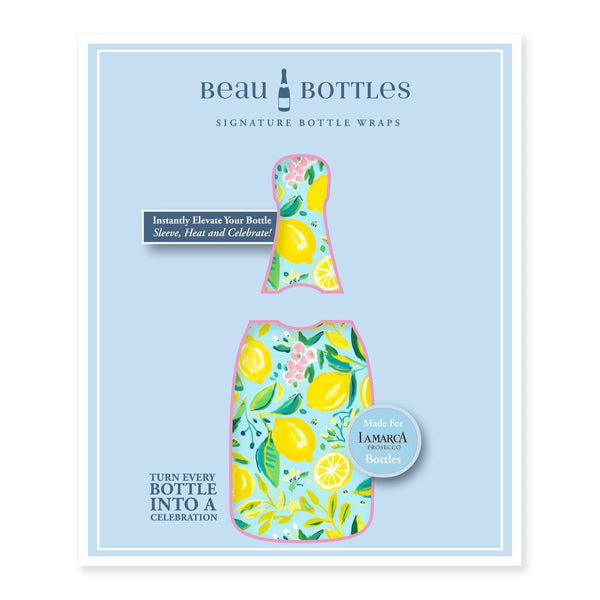 Beau Bottles Preppy Lemons - Prosecco Collection