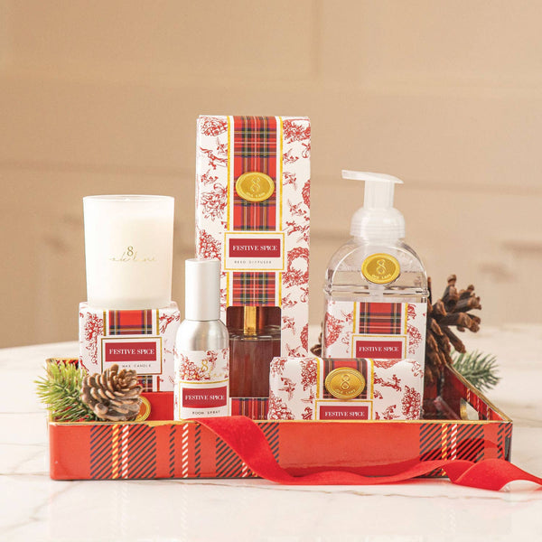 Festive Spice Holiday Reed Diffuser, 6.7oz