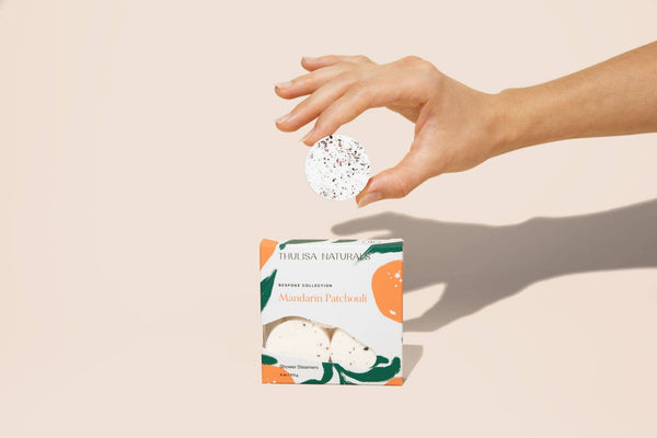 Shower Steamers | Mandarin + Patchouli | 4 pack gift set