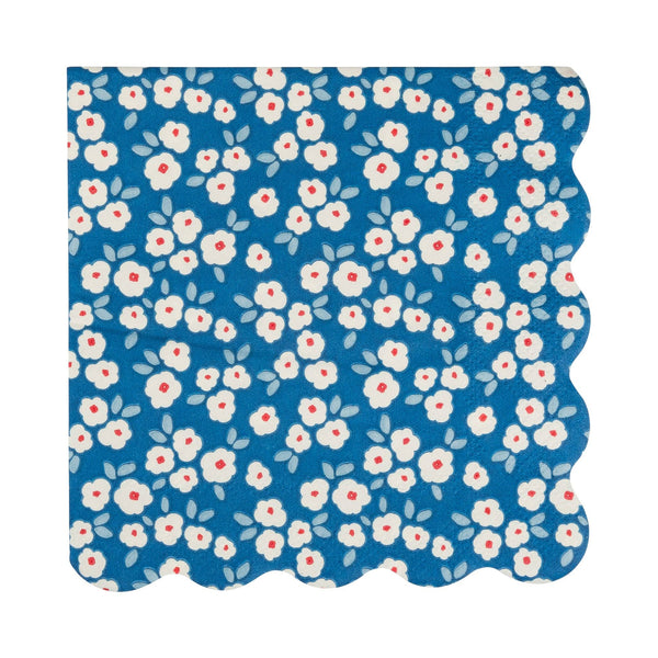 Floral Cocktail Paper Napkin Set