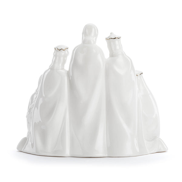 Ceramic LED Holy Nativity Figure - 7x7in