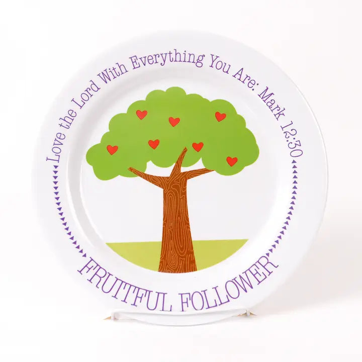 Fruitful Follower Melamine Plate