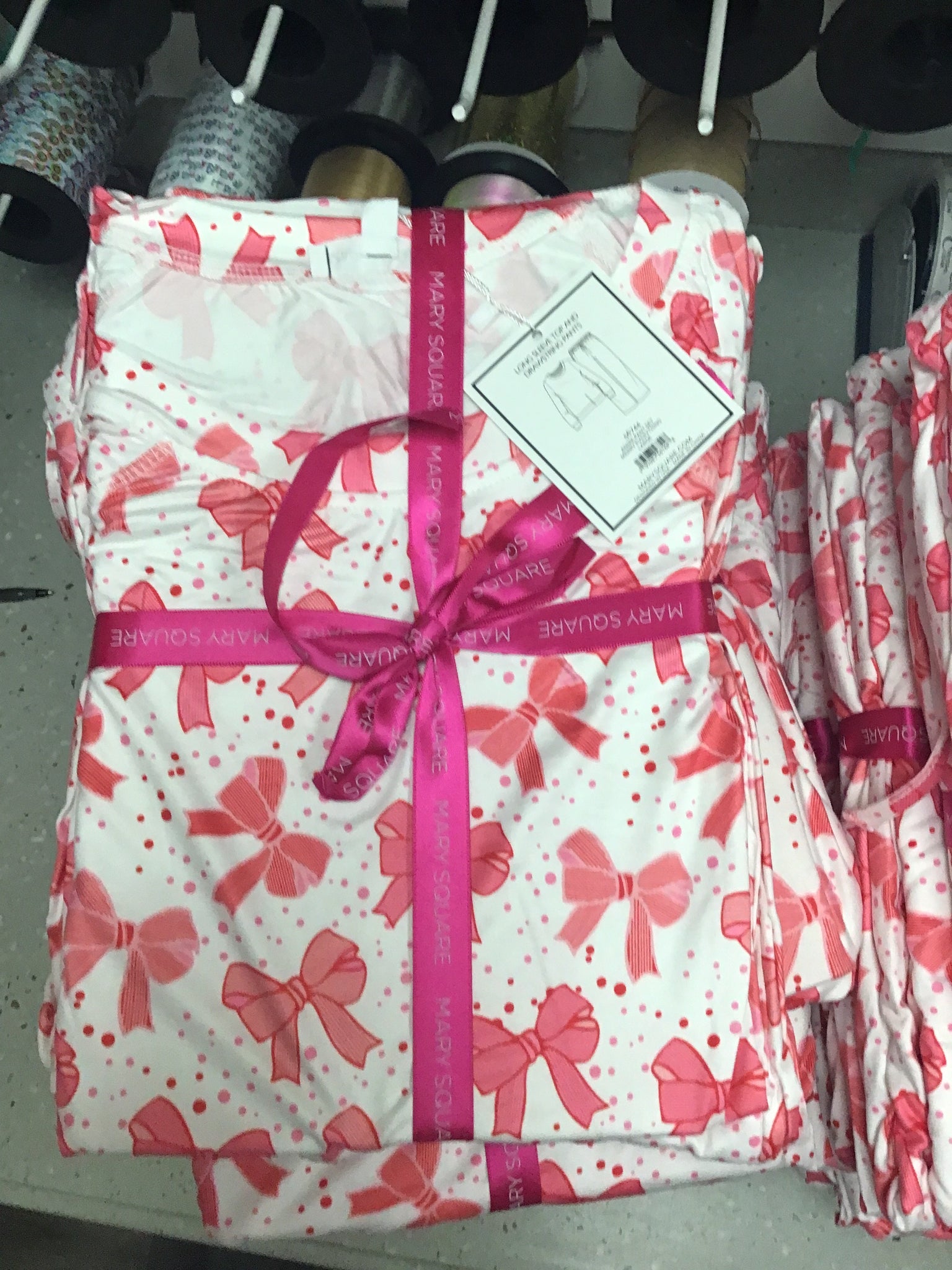 Mary Square Annie Pj Set in Merry Everything