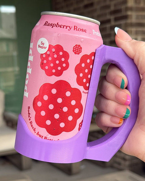 Sipzey Standard Soda Can Handle: Fairy Light Lilac
