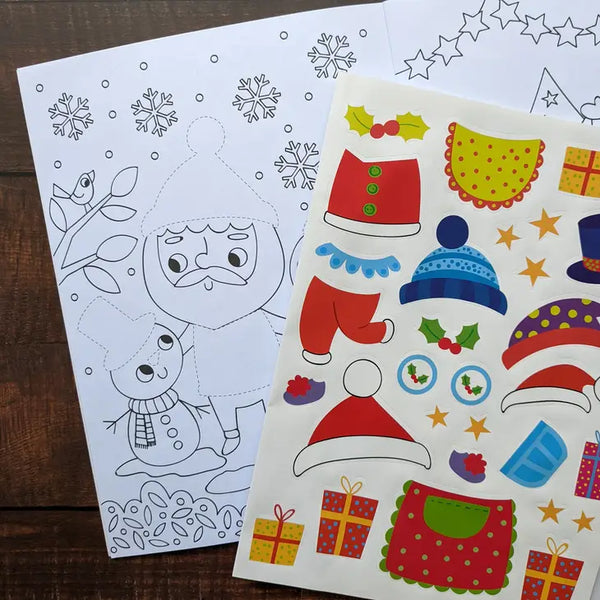 Dress Me Up Colouring & Activity Book - Santa
