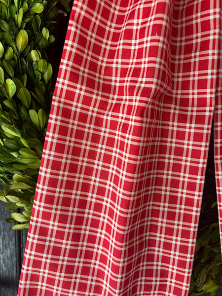 The Signature Red Plaid Bow