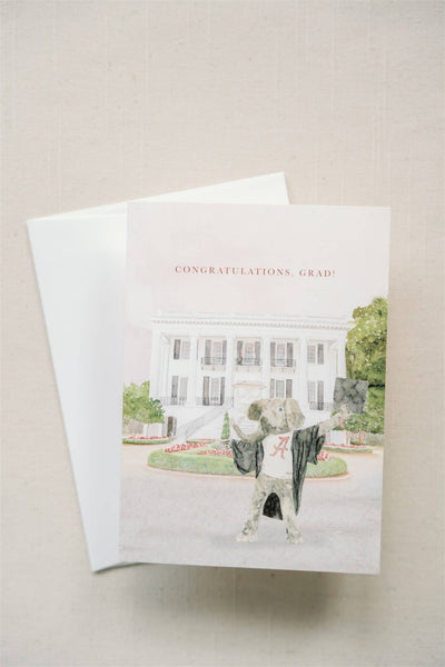 "Congratulations, grad!" Alabama Graduation Greeting Card