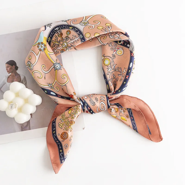 Southern Silk Scarf – Fuchsia Floral