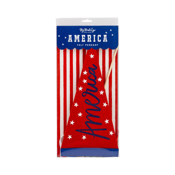 America Felt Pennant Banner