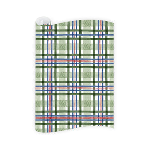 Holiday Hunt Plaid Gift Wrap Roll