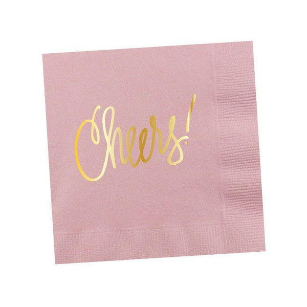 Cheers! | Napkins (18 colors): White
