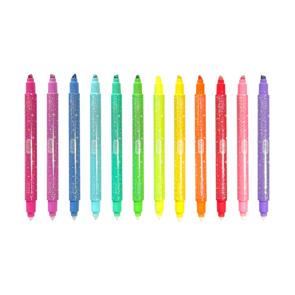 Make no Mistake!: Glittery Erasable Markers (Set of 12)