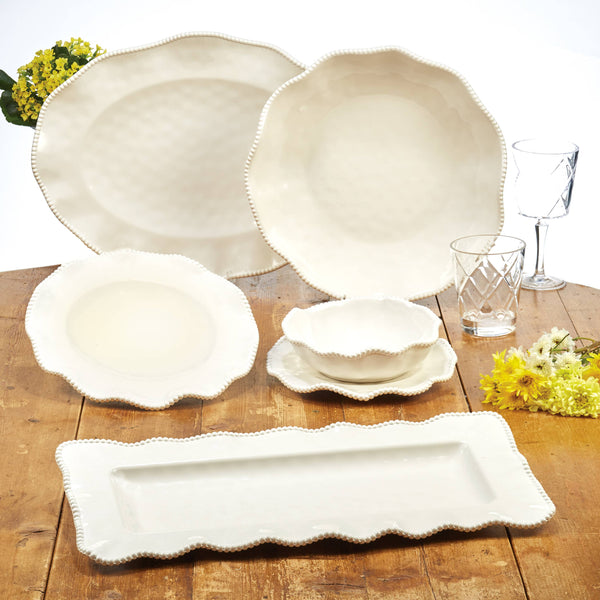 White Melamine Oval Platter