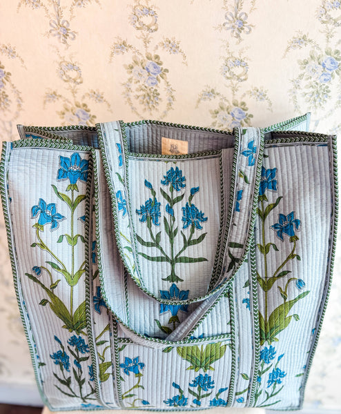 Iris Luxe | Quilted Regular Tote Bag