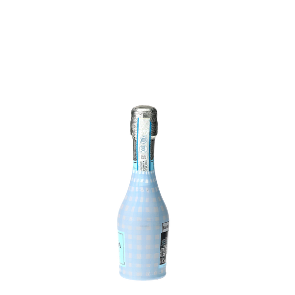 Beau Bottles Powder Blue Picnic Gingham - MINI Prosecco Collection - Set of 6 (Wraps Only)