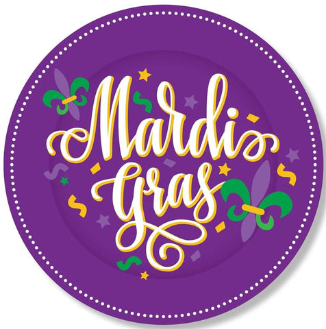 Mardi Gras Plates