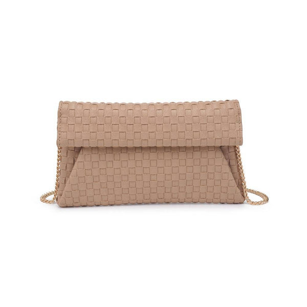 Priscilla Woven Clutch: Ivory