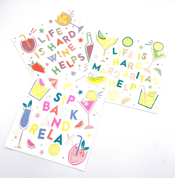 Sip Back and Relax 20ct Napkin