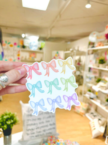 Colorful Bows Sticker