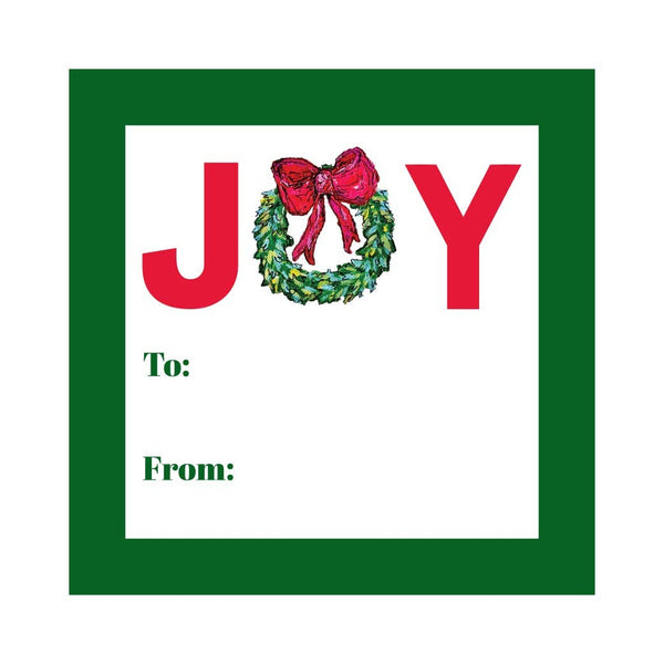 HOLIDAY GIFT STICKERS: JOY