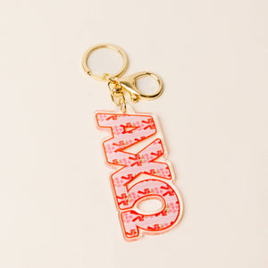 Sorority Acrylic Keychain Alpha Chi Omega