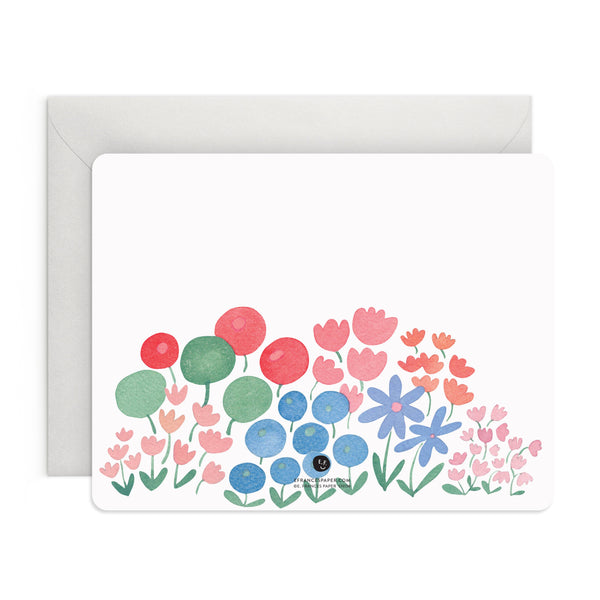 Flower Patch Flat Notes (Boxed set of 8 Notecards)