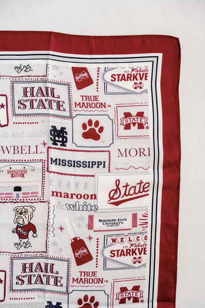 Mississippi State University Silk Scarf