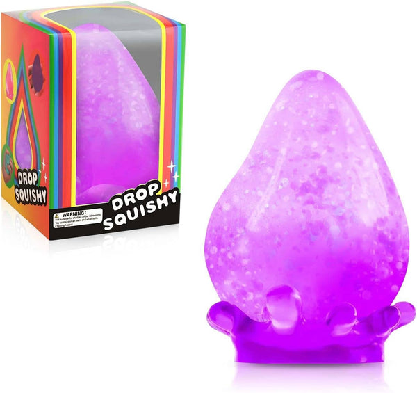 Cube Teardrop Blue Squishy